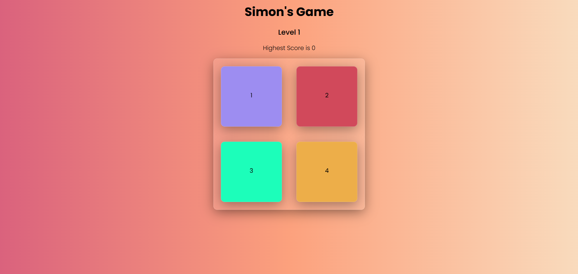 Simon Game
